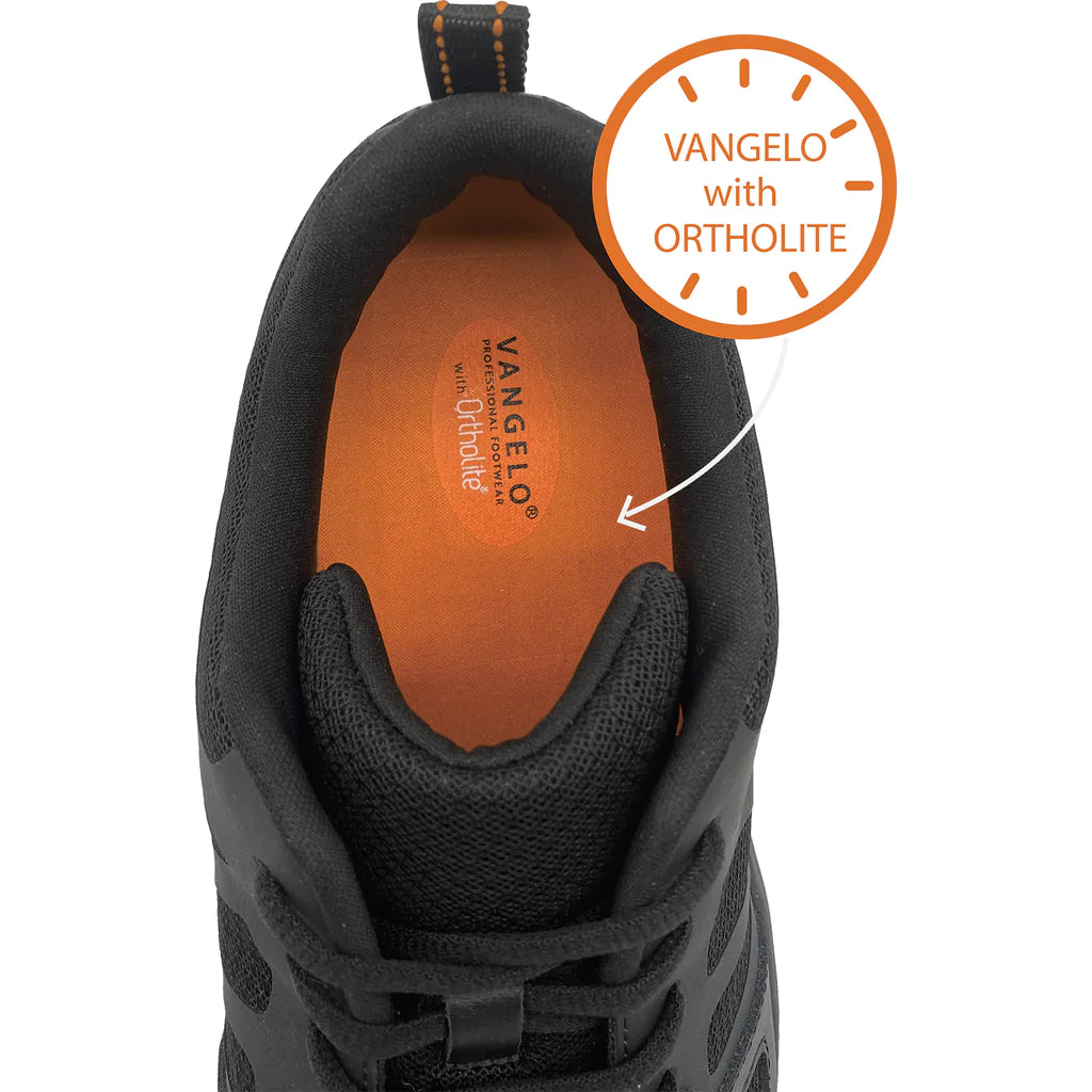 Slip-Resistant Lace-Up Work Shoes – ASTM Rated & All-Day Comfort